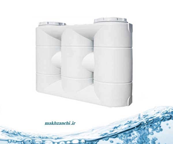 مخزن آب کتابی (مکعبی) 2000 لیتری سه لایه پلاستونیک